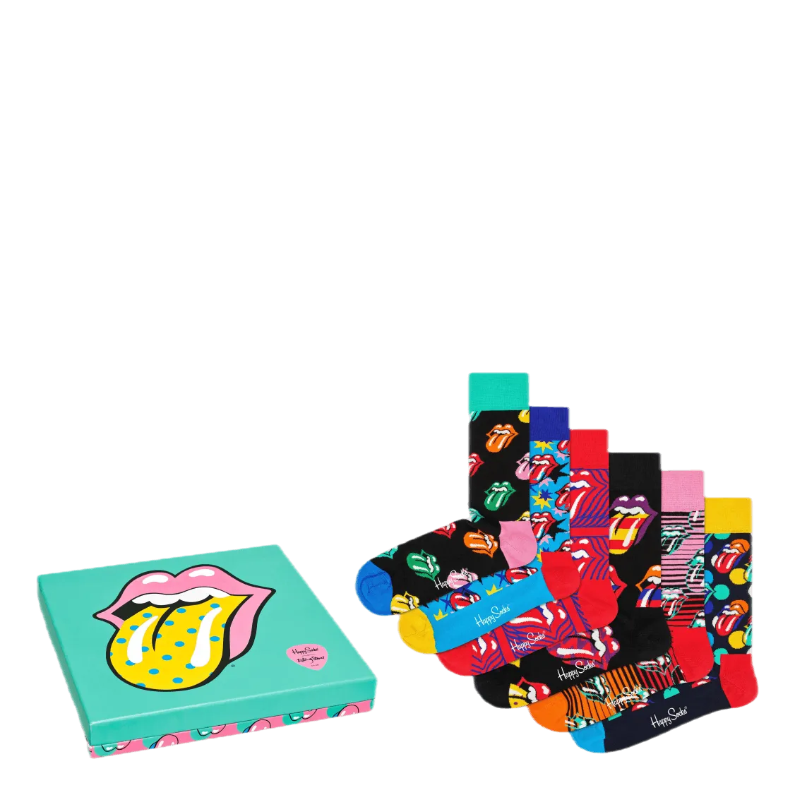 Calcetines Happy Socks Rolling Stones Collector Box Set Patterned